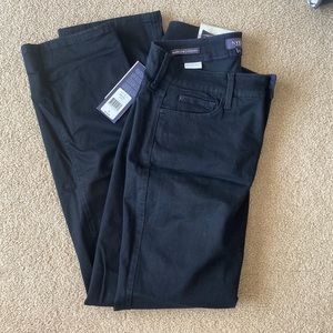 Black NYDJ jeans size 14 straight leg